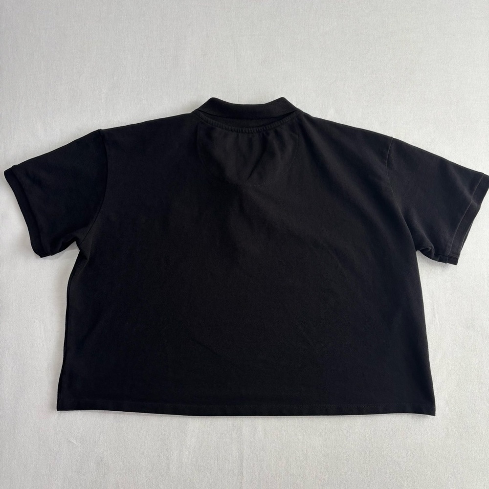 Kangol Cropped Polo Short Sleeve Top, EUC - Picture 2 of 7